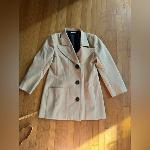 Nina Ricci Beige Blazer Style Jacket - Picture 6 of 12
